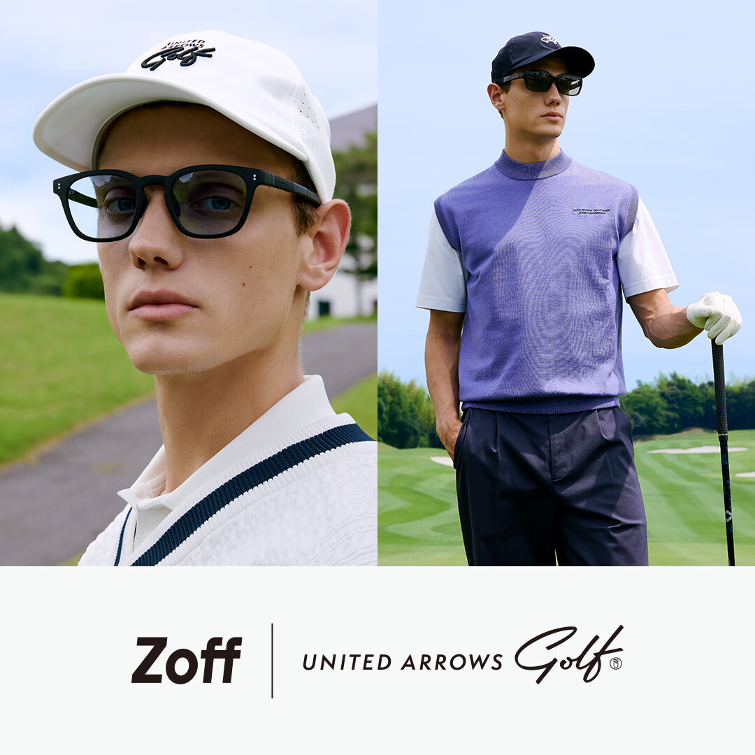 8/23(金)発売！「Zoff」×「UNITED ARROWS GOLF」コラボレーション