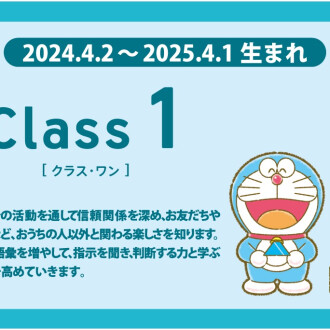 🍎1～2歳児クラス🍎　Class1をご紹介！