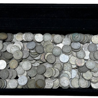 旧100円硬貨(稲穂・鳳凰・五輪)をお買取いたしました!