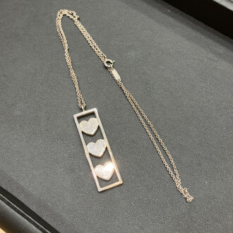ティファニー トリプルハート バンドプレート ネックレス シルバー925をお買取しました！