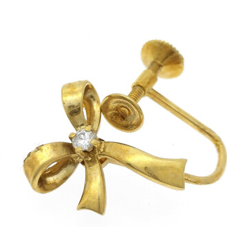 片方だけのK18イヤリングをお買取りいたしました！