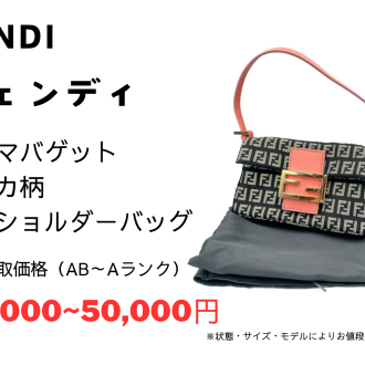 🌟フェンディ、マンマバゲット/ズッカ柄/ブランドバッグ強化買取中!