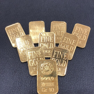 「インゴット 10ｇ 10本」をお買取りさせていただきました♪