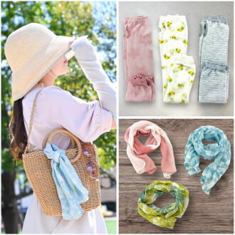 肌も持ち物も暑さから守ろう☀️